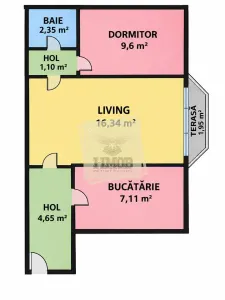 Apartament 2 camere Vasile Aaron - Sibiu