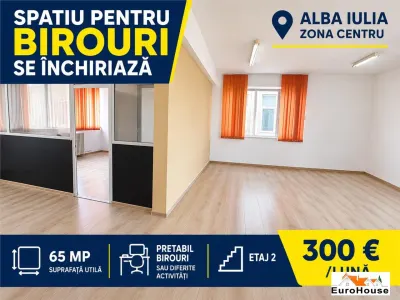 Spatiu de inchiriat pretabil pentru birouri in Alba Iulia Centru - Alba Iulia