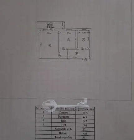 Apartament 1 camera Lunca Cetățuii - poza 10