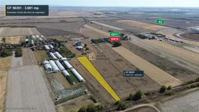 Teren extravilan 3.661 mp investitie | Biharia–Satu Nou  aproape A3 - Biharia