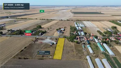 Teren intravilan 2.930 mp  Front 25 m DN19  Biharia–Satu Nou  A3 - Biharia
