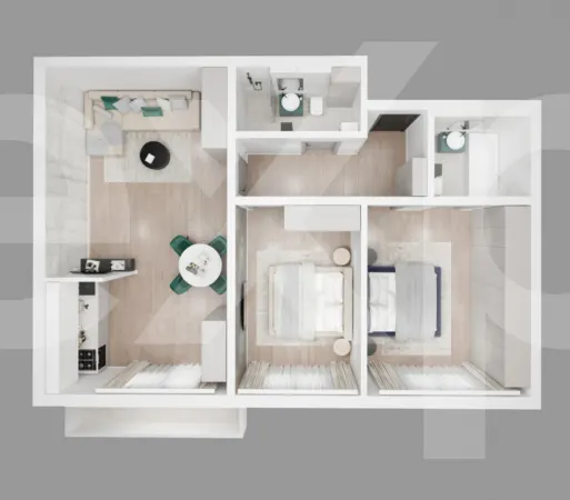 Apartament 2 camere Pitești - poza 6