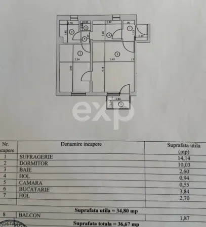 Apartament 2 camere Pitești - poza 7