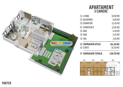 Apartament 3 camere București - poza 22