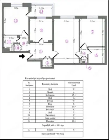 Apartament 3 camere București - poza 1
