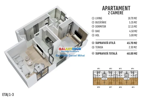 Apartament 2 camere București - poza 20