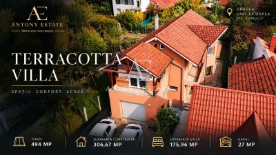 AE | Terracotta Villa – Casa S+P+M | 306,67 const | 494 teren | Oncea, Oradea - Oradea