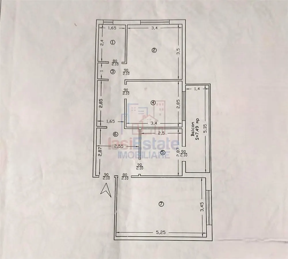 Apartament 3 camere Iași - poza 1
