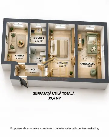 Apartament 3 camere Moldova Noua - poza 7