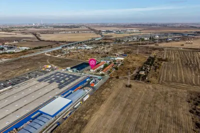 Hală industrială lângă DEDEMAN, teren 1337 mp si construcție de 814 mp - Arad
