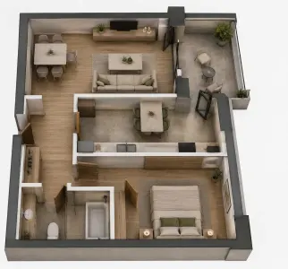 Vanzare Ap. 2 Camere – Complex Empire Residence / Metrou 1 Decembrie 1918 - Bucuresti