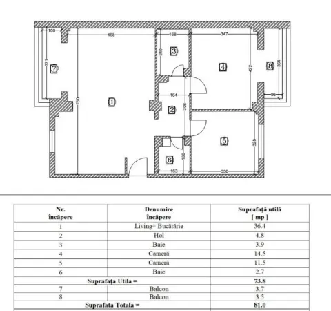 Apartament 3 camere București - poza 3