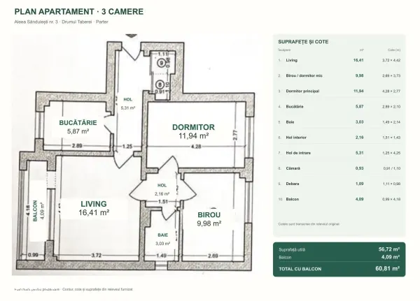 Apartament 3 camere București - poza 8