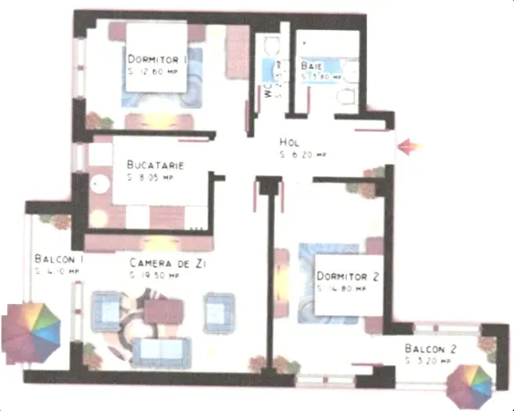 Apartament 3 camere București - poza 2