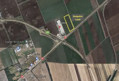 Teren intravilan 41.476 mp Sanpetru DN 11 Centura Brasov - Sanpetru