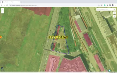 Teren intravilan 3.466 mp Calea 6 Vanatori Arad - Arad