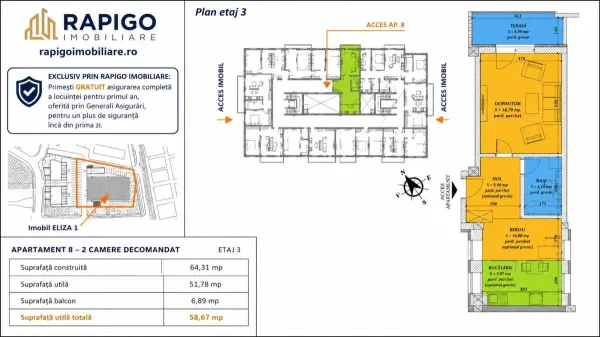 Apartament 2 camere Timișoara - poza 1
