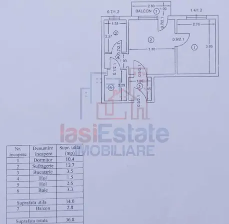 Apartament 2 camere Iași - poza 1