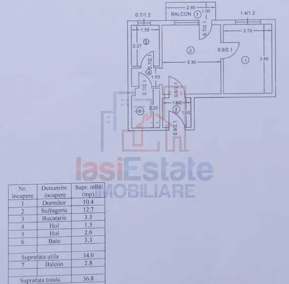 Apartament 2 camere Iași - poza 1