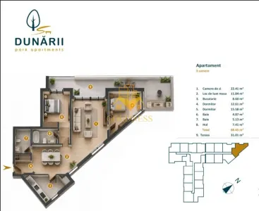 Apartament 3 camere Cluj-Napoca - poza 2