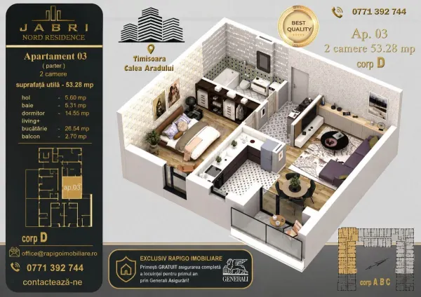Apartament 2 camere Timișoara - poza 1