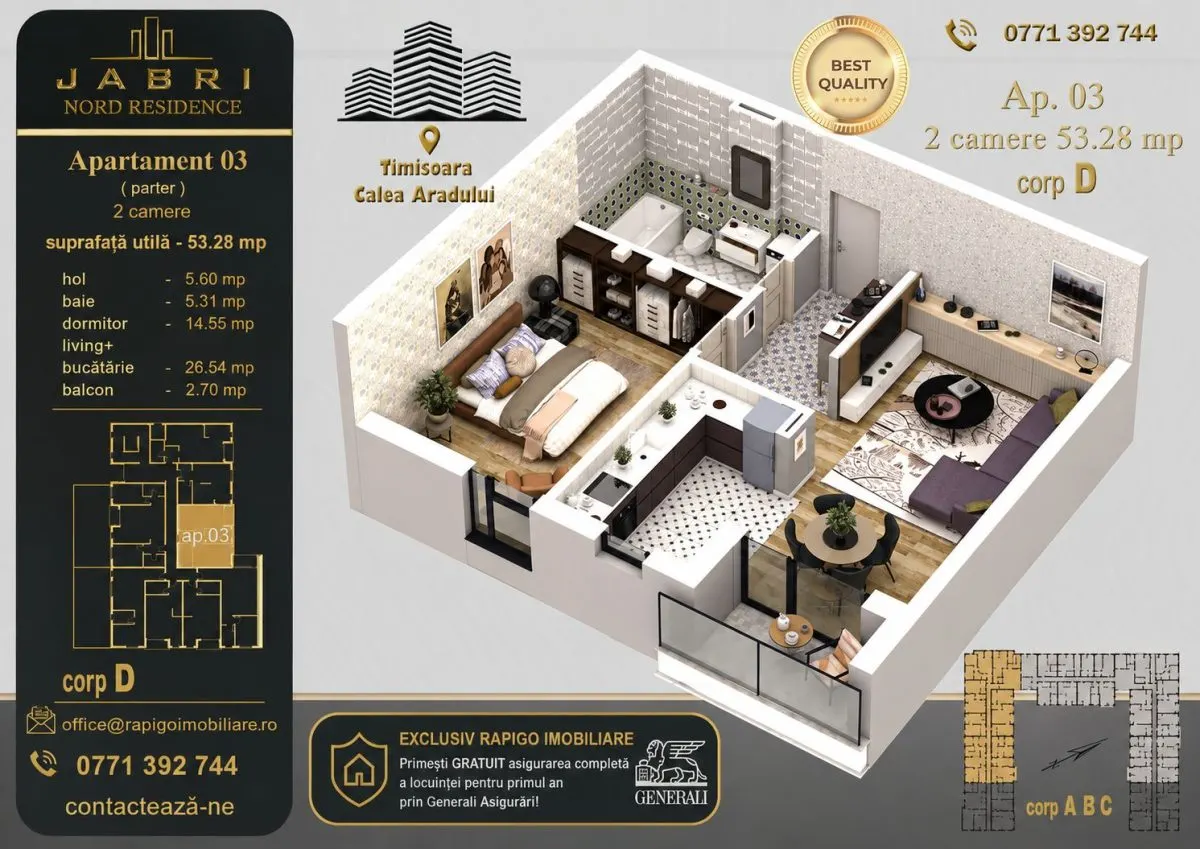Apartament 2 camere Timișoara - poza 1