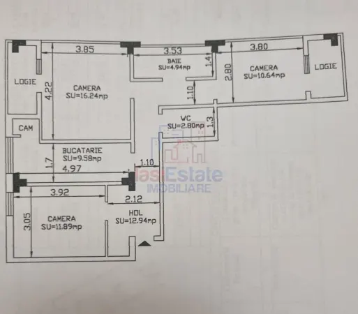 Apartament 3 camere Iași - poza 2