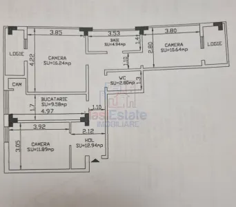 Apartament 3 camere Iași - poza 2