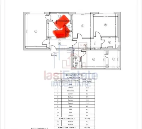 Apartament 4 camere Iași - poza 7