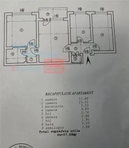 Apartament 3 camere Iași - poza 15