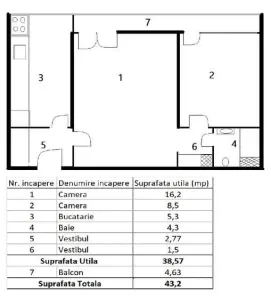 Apartament 2 camere București - poza 8