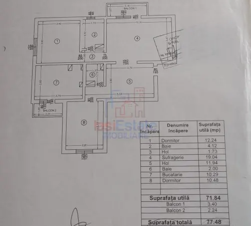 Apartament 3 camere Iași - poza 2