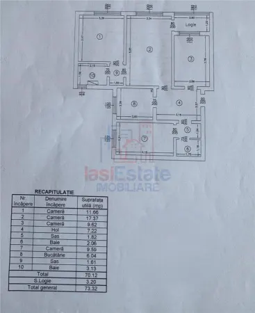 Apartament 3 camere Iași - poza 2