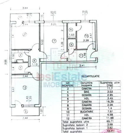 Apartament 3 camere Iași - poza 1