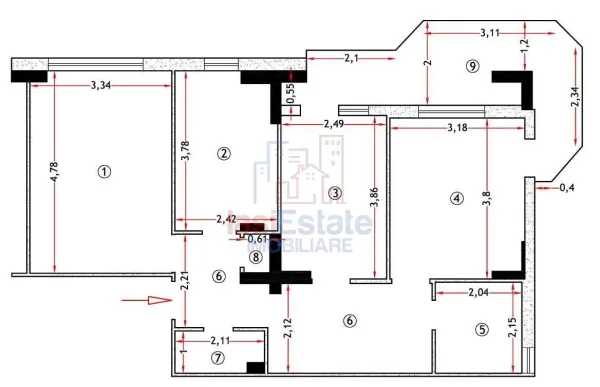 Apartament 3 camere Iași - poza 2