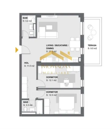 Apartament 3 camere Timișoara - poza 10
