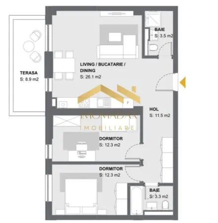 Apartament 3 camere Timișoara - poza 17