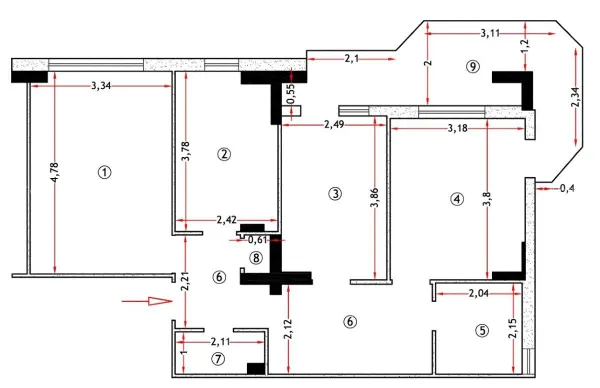 Apartament 3 camere Iași - poza 12