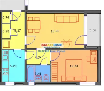 Apartament 2 camere București - poza 15