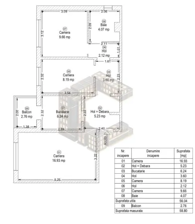 Apartament 3 camere Timișoara - poza 9