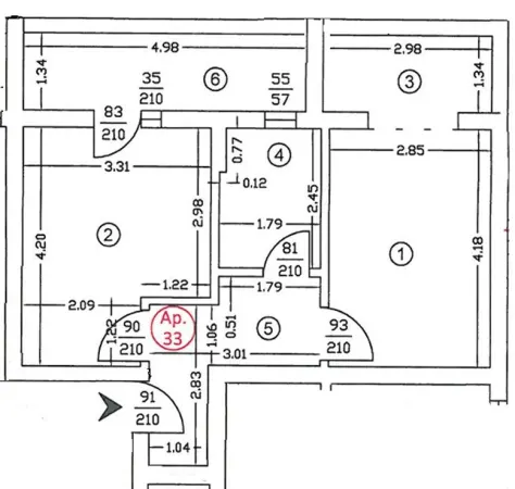 Apartament 3 camere Popești-Leordeni - poza 2