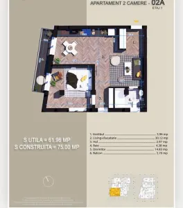 Apartament 2 camere București - poza 2