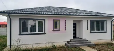 Sabareni, casa noua parter, 4 cam + dep., supraf. 143 mp, curte 452 mp - Sabareni