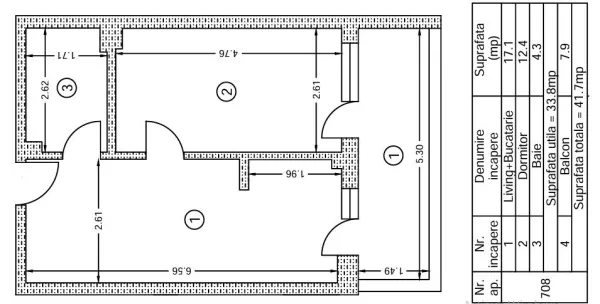 Apartament 2 camere Popești-Leordeni - poza 3