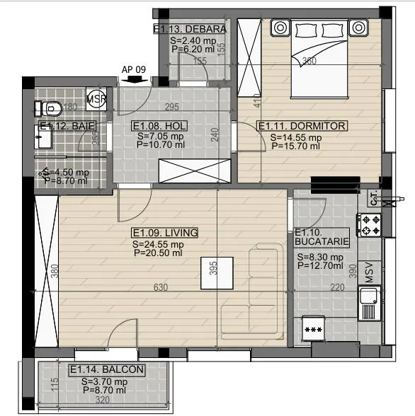 Apartament 2 camere București - poza 1