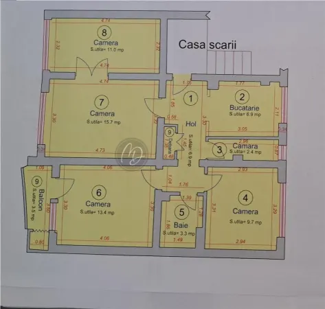Apartament 4 camere Oradea - poza 12