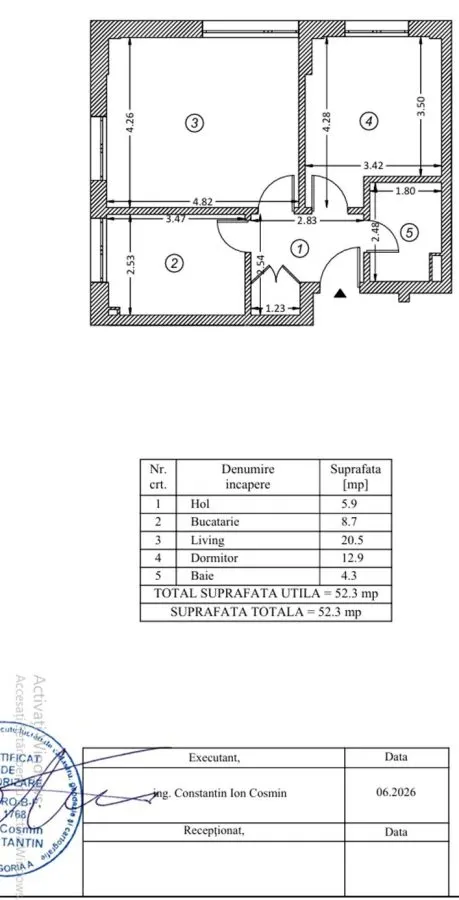 Apartament 2 camere Popești-Leordeni - poza 1
