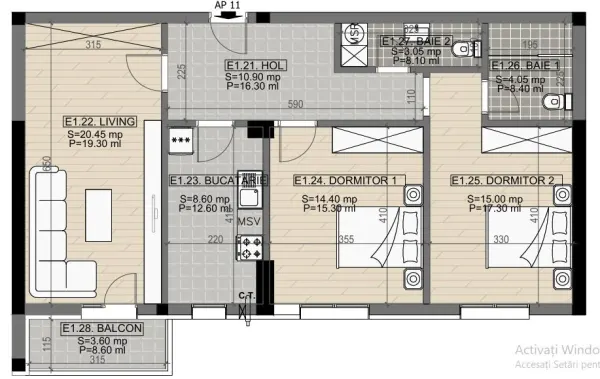 Apartament 3 camere București - poza 1