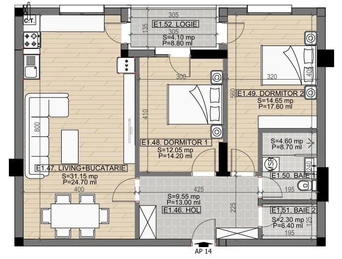 Apartament 3 camere București - poza 1