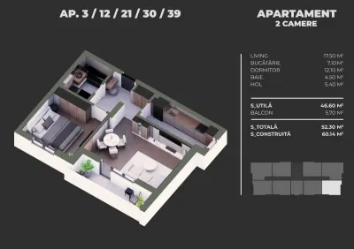 Apartament 2 camere București - poza 2